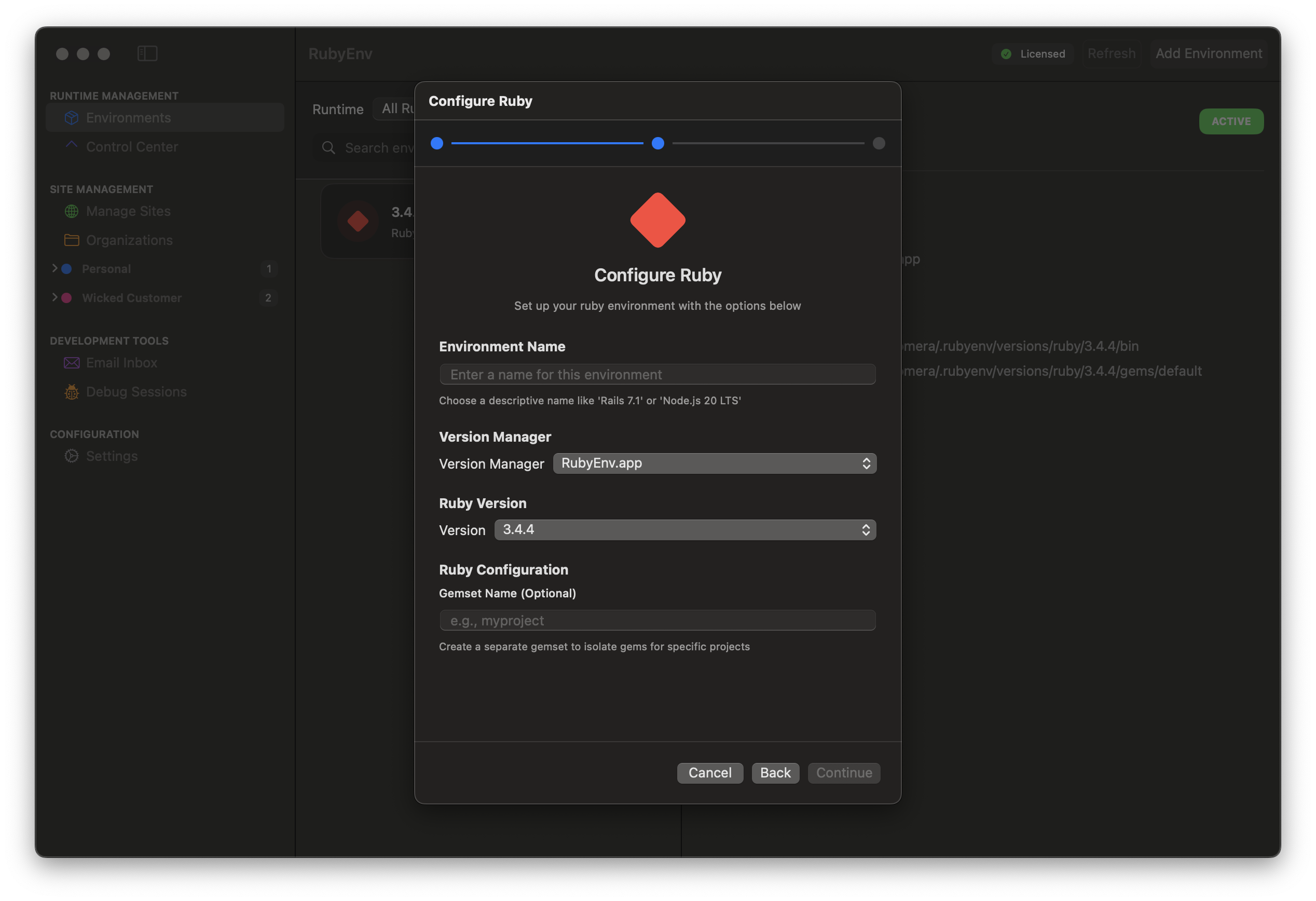Configure Environment